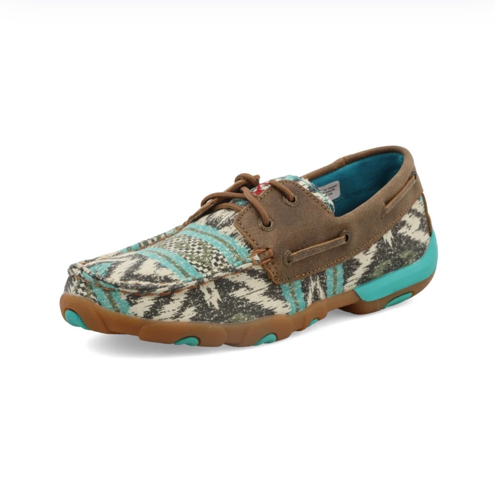 Twisted X BOAT SHOE DRIVING MOC Size 8